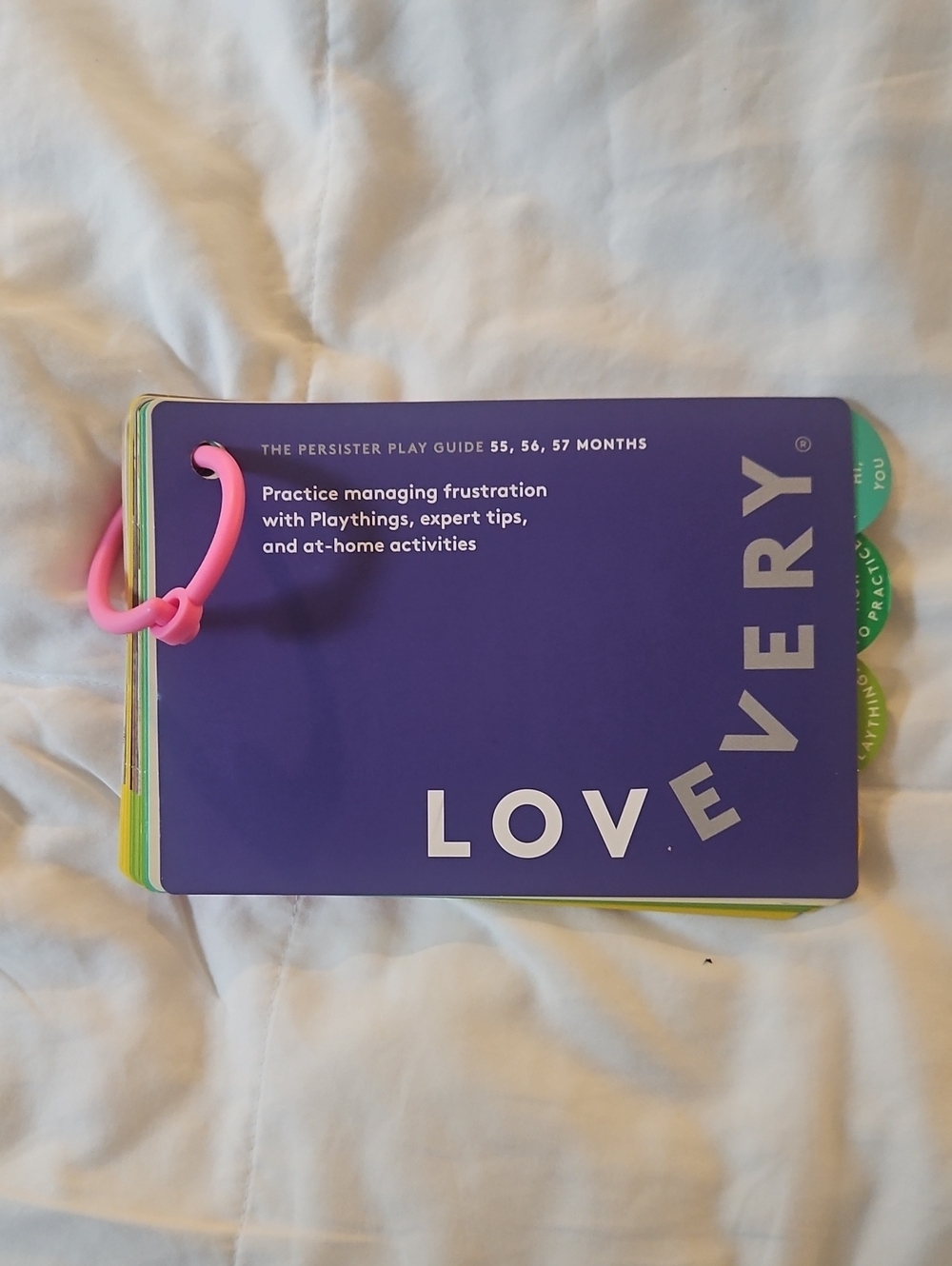 Lovevery Persister Play Kit Play Guide - Montessori
